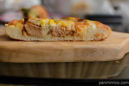 KOKORO豚の角煮ピザ中身