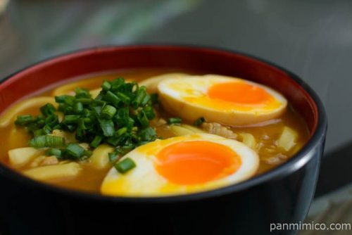 日清食品得正カレーうどん2人前完成