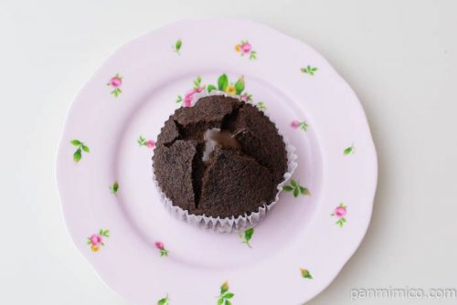 フォンダンショコラ風蒸しケーキ【神戸屋】皿盛り