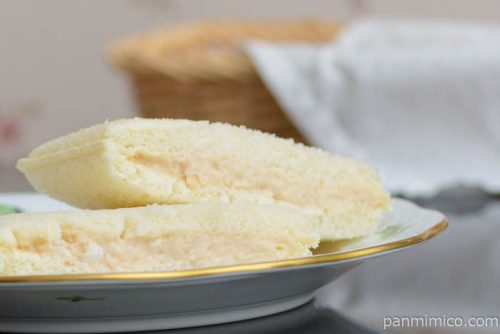 スナックサンド ツナ＆マヨ【フジパン】皿盛り