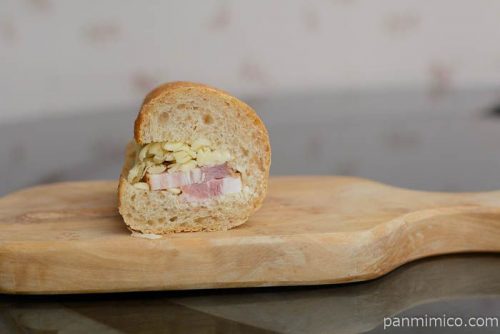 ホットサンド チーズとベーコン中身