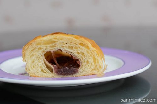 あんこクロワッサン　北海道産小豆の餡使用【ローソン】中身