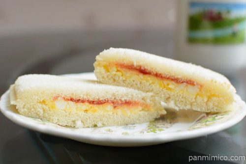 スナックサンド オムレツ風【フジパン】皿盛り