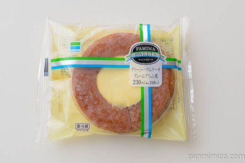 ファミリーマート クリーミーバウムケーキ クレームブリュレ風