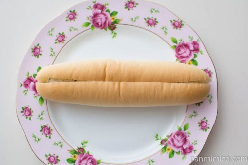 クッキー＆クリームフランス【神戸屋】上から見た図