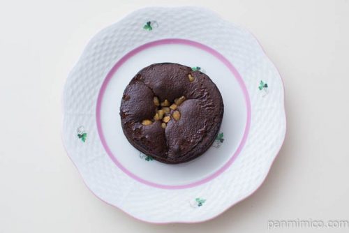 ブランのしっとりほろにがブラウニー【ローソン】上から見た図