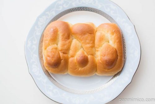 ふんわりブレッド～北海道ミルク～【フジパン】上から見た図