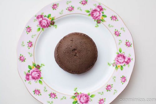 しっとりチョコパンケーキ(チョコクリーム&ホイップ)ヤマザキ上から見た図