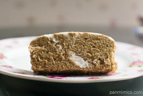 ほうじ茶ラテ蒸しケーキ【Pasco】中身はこんな感じ