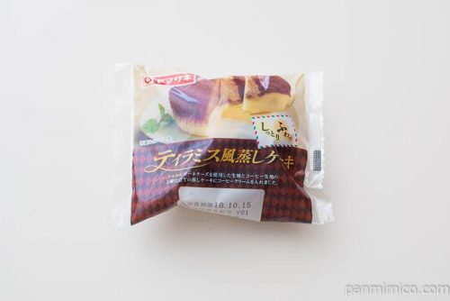 ティラミス風蒸しケーキ(コーヒークリーム入り)【ヤマザキ】パッケージ写真