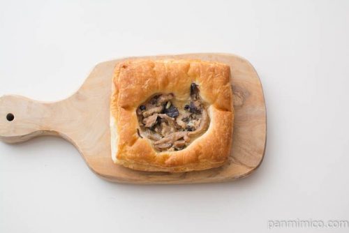 3種のきのこ醤油マヨデニッシュ【第一パン】上から見た図