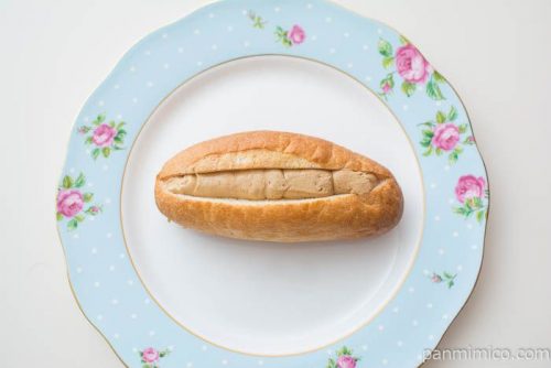 ミニフランスサンド　タピオカミルクティー風【ローソン】上から見た図