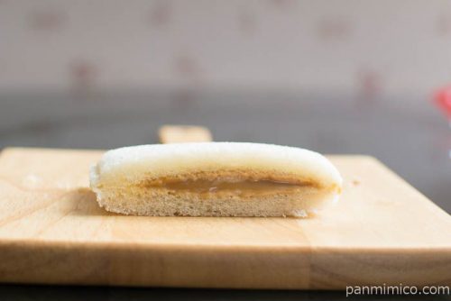 スナックサンド ダブルキャラメル【フジパン】中身はこんな感じ