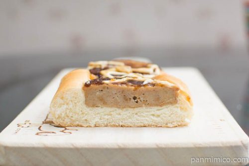 ダブルてりやきハンバーグパン【Pasco】中身はこんな感じ