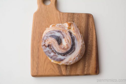 シナモンデニッシュ【ヤマザキ】上から見た図