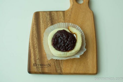 あいすまんじゅう風ロールケーキ【ヤマザキ】上から見た図