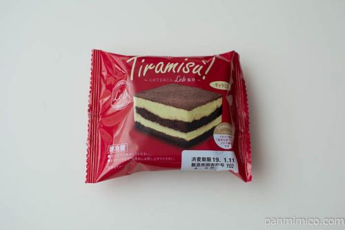 山崎　Tiramisu！（OSTERIA　Leb監修）【ローソン】パッケージ写真