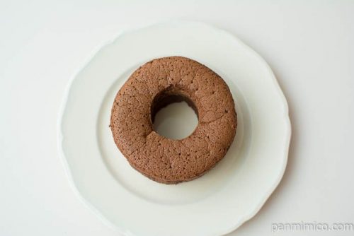 ローソン ふわふわココアシフォンケーキ（淡路島産牛乳入り）上から見た図