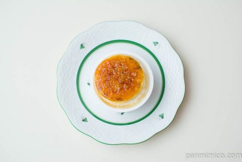 ブリュレチーズケーキ【ファミリーマート】上から見た図