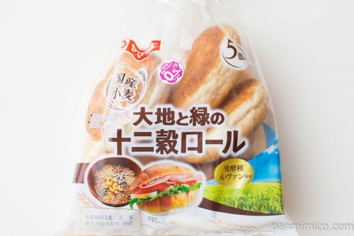 大地と緑の十二穀ロール(5)【ヤマザキ】パッケージ写真