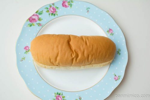 コッペパン キャラメル&ホイップ【第一パン】上から見た図