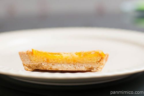 【愛媛のまじめな洋菓子店 永久堂】紅まどんなのタルト断面図