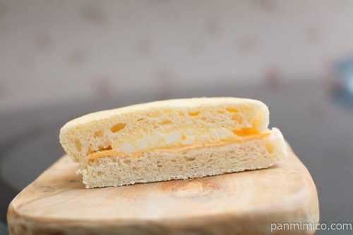 マフィンサンド エッグチーズ【Pasco】断面図