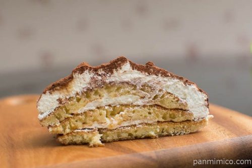 ティラミス仕立てのクリームパンケーキ【ローソン】断面図
