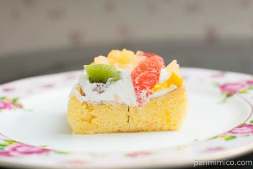 ふんわりフルーツケーキ【ドンレミー】断面図