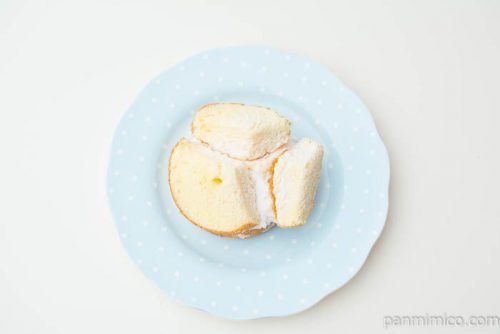 おやまのけーき【フジパン】上から見た図