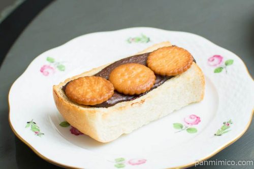 ミレービスケットトースト【ローソン】横から見た図