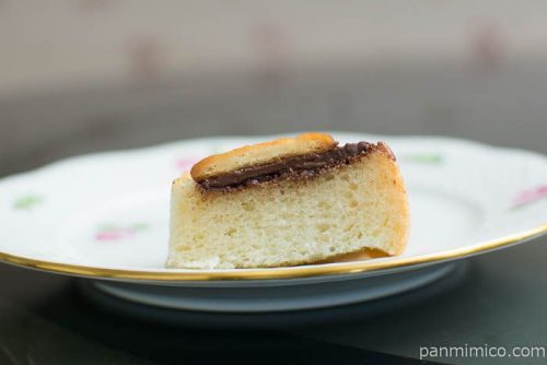 ミレービスケットトースト【ローソン】断面図