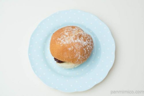 フランスサンド（粒あん＆マーガリン）【ヤマザキ】上から見た図