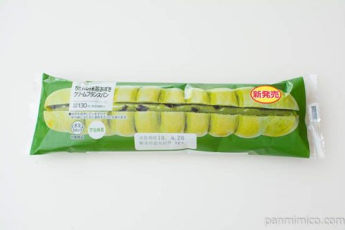 ちぎれる抹茶あずきクリームフランスパン【ローソン】パッケージ