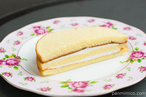 ホイップサンドケーキ（バニラヨーグルトクリーム使用）ヤマザキ横から見た図