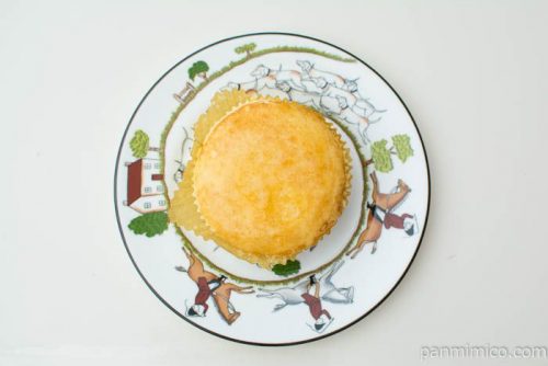 PABLO チーズタルトみたいなむしぱん【ローソン】上から見た図