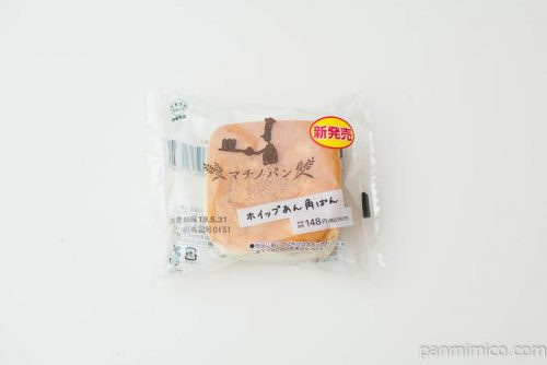 マチノパン　ホイップあん角ぱん【ローソン】パッケージ