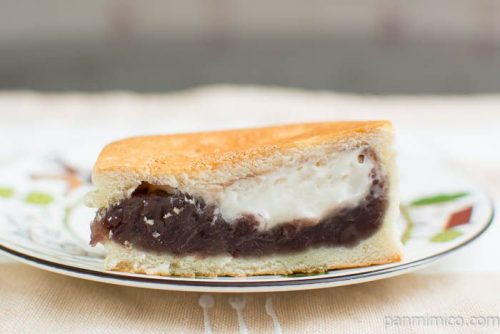 マチノパン　ホイップあん角ぱん【ローソン】断面図