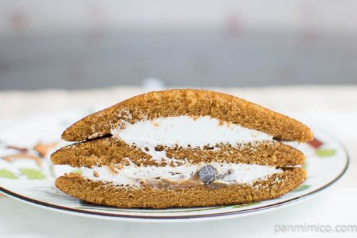 ホイップで食べるパンケーキ カフェラテ【Pasco】断面図