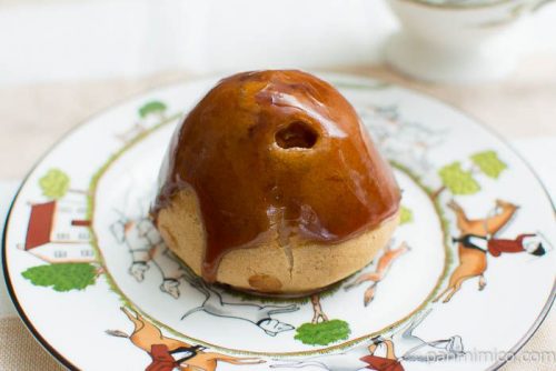 ぷるシュー‐ぷるるんとしたカフェオレシュー‐【ローソン】横から見た図