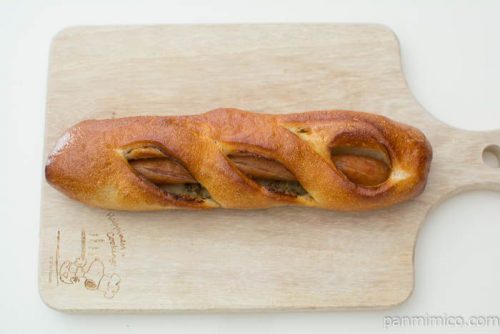 ソーセージIN熟成フランス【セブンイレブン】上から見た図