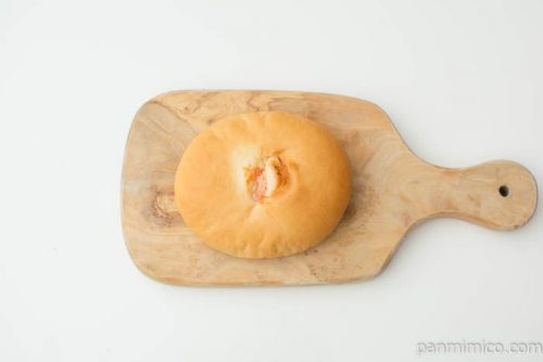 国産小麦の濃厚明太子パン【Pasco】上から見た図