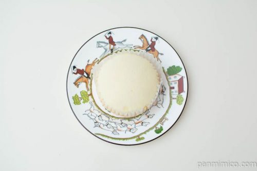 マンゴー味わう 杏仁豆腐蒸しケーキ【Pasco】上から見た図