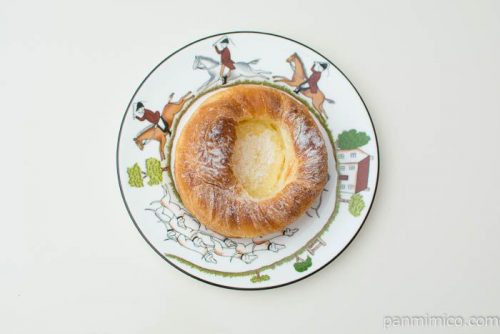 パイナップル＆カスタード【タカキベーカリー】上から見た図