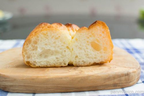 石窯塩バターパン【タカキベーカリー】断面図