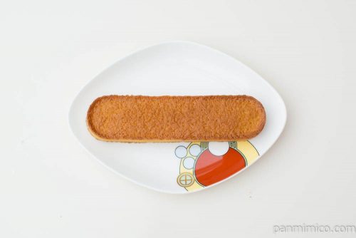 香ばしいクッキーのクリームサンド（キャラメル）【ファミマ】上から見た図