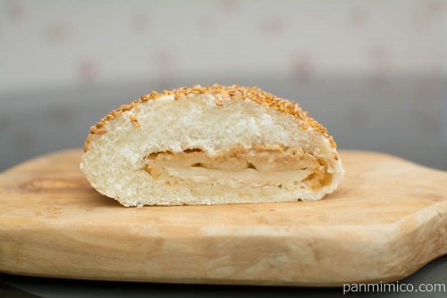 てりやきマヨのチキンフィレ【ローソン】断面図