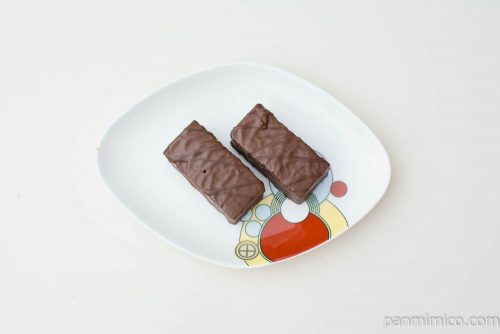 カカオが香るチョコケーキ（バナナジャム）（2）【ヤマザキ】上から見た図