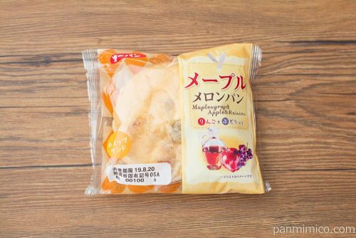 メープルメロンパン　りんごとぶどう入り【第一パン】パッケージ