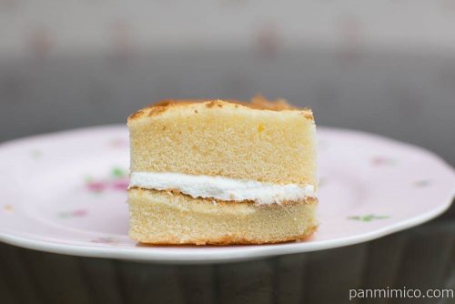 ケーキサンド（ミルク風味クリーム）【ヤマザキ】断面図